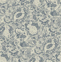 NuWallpaper Blue Terrene Peel and Stick Wallpaper, Blue Abstract Removable Contact Paper for Walls, Self Adhesive Wall Covering for Bedroom Living Room Accent Wall