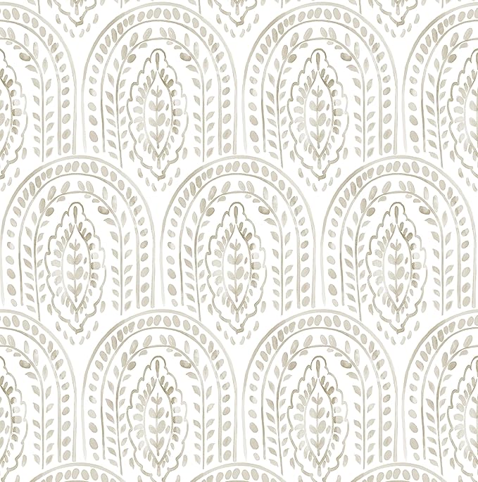 EeeComing Boho Peel and Stick Wallpaper Modern Wall Paper Peel and Stick Removable Contact Paper Self Adhesive Wallpaper for Bedroom and Bathroom Cabinet Shelf Liner Vinyl 393.7 "x17.3