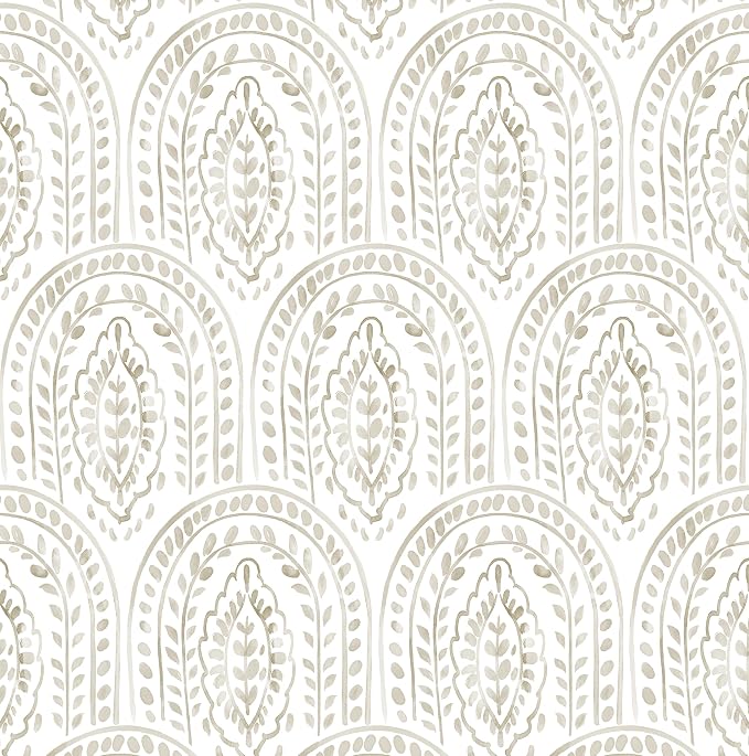 EeeComing Boho Peel and Stick Wallpaper - Modern Peel and Stick Removable Contact Paper Self Adhesive Wallpaper for Bedroom and Bathroom - Cabinet Shelf Liner Vinyl 197"x17.3