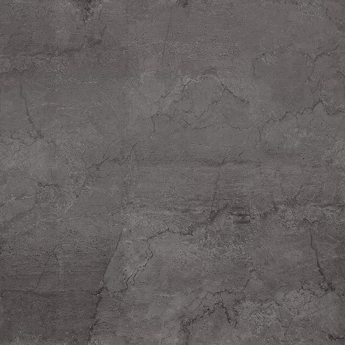 JSEVEM 16"×118" Air Guide Design Extra Thick Grey Light Purple Marble Concrete Wallpaper Peel and Stick Industrial Modern Style Waterproof Gray Marble Concrete Contact Paper Vinyl Sticker for Bedroom