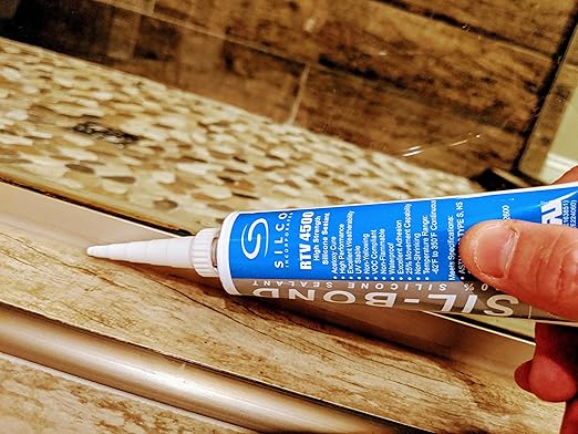Silicone RTV 4500 Food Contact Safe High Strength Silicone Sealant, Clear (2.8 FL. Ounce)