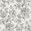 RoomMates Tamara Day RMK12519RL Gray Flower Girl Peel and Stick Wallpaper, Charcoal