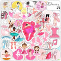 BulbaCraft Ballet Stickers - Ballerina Laptop Stickers, Ballet Gifts, Ballerina Party Supplies, Gifts for Women & Men