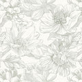 394"x17.3" Green Beige Floral Peel and Stick Wallpaper Vintage French Wallpaper Cottage Big Flower Contact Paper Removable Self Adhesive Wall Paper for Kitchen Bathroom Bedroom Vinyl Roll