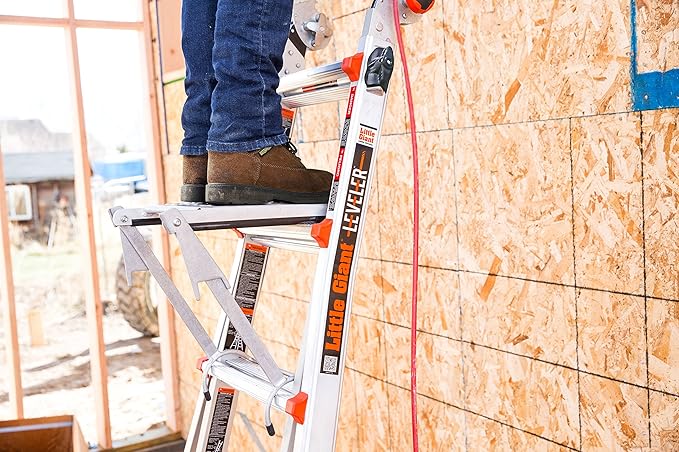 Little Giant Ladder Systems 10104 375-Pound Rated Work Platform Ladder Accessory, Silver