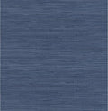 NuWallpaper x Society Social Classic Faux Grasscloth Peel and Stick Wallpaper, Navy Blue