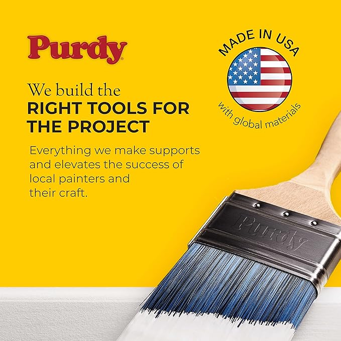Purdy 144152735 Pro-Extra Series Glide Angular Paint Brush, 3-1/2 inch