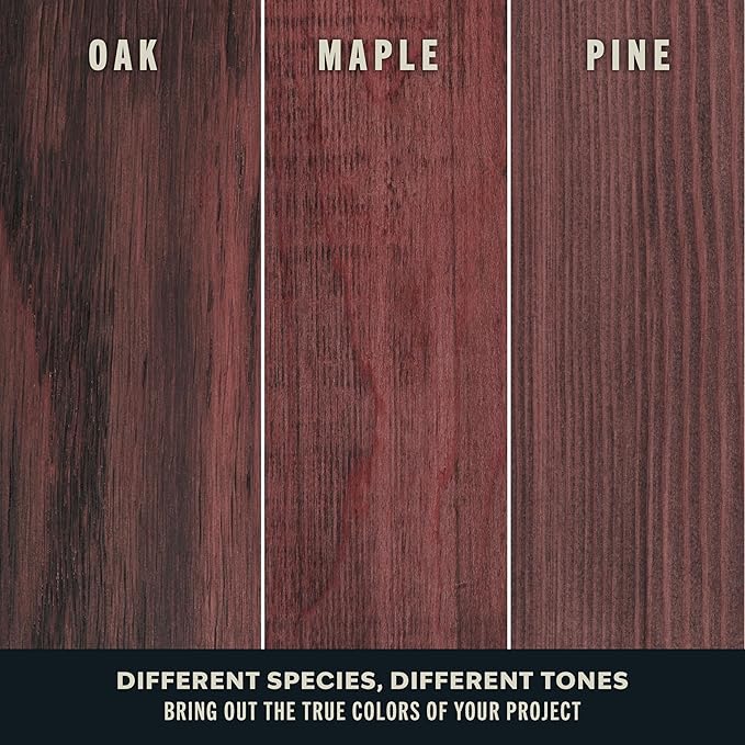 Varathane Premium Fast Dry Wood Stain | 1 Hour Dry Time | 1 Coat Color | Interior Wood Stain | Furniture, Cabinets, Doors, Trim | Quart | Black Cherry
