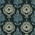 BOKEBEVE Extra Long Green Leaf Wallpaper Stick and Peel Boho 17.5 x 393.5In | Floral Contact Paper Vintage Wallpapers Symmetrical Style Modern Renter Friendly for Accent Wall Cabinet Removable