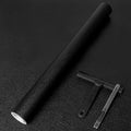 Black Wallpaper Peel and Stick with Tools, Matte Black Contact Paper | Self-Adhesive and Removable 17.7'' x 236.2'', Thickened Wall Paper for Cabinets, Drawers and Countertop