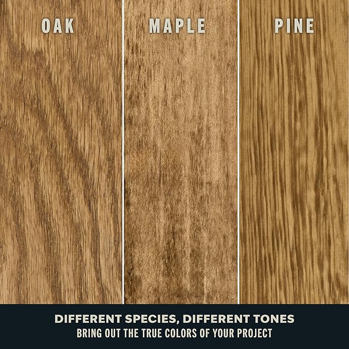 Varathane Premium Fast Dry Wood Stain | 1 Hour Dry Time | 1 Coat Color | Interior Wood Stain | Furniture, Cabinets, Doors, Trim | Half Pint | Golden Oak