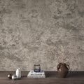 JSEVEM 24"×197" Light Brown Concrete Wallpaper Peel and Stick Industrial Beige Gray Cement Contact Paper Vinyl Warp Matte Textured Self Adhesive Wall Paper for Bedroom Bathroom Office Walls