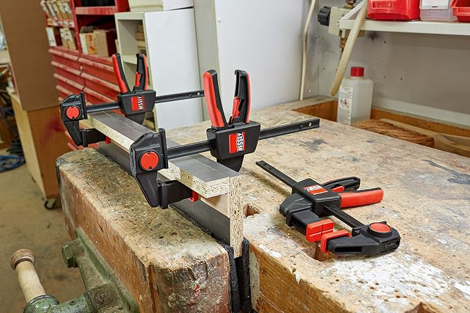 BESSEY EZR-SET, 6 In., One Hand Table/Track Clamp, Multi-Use