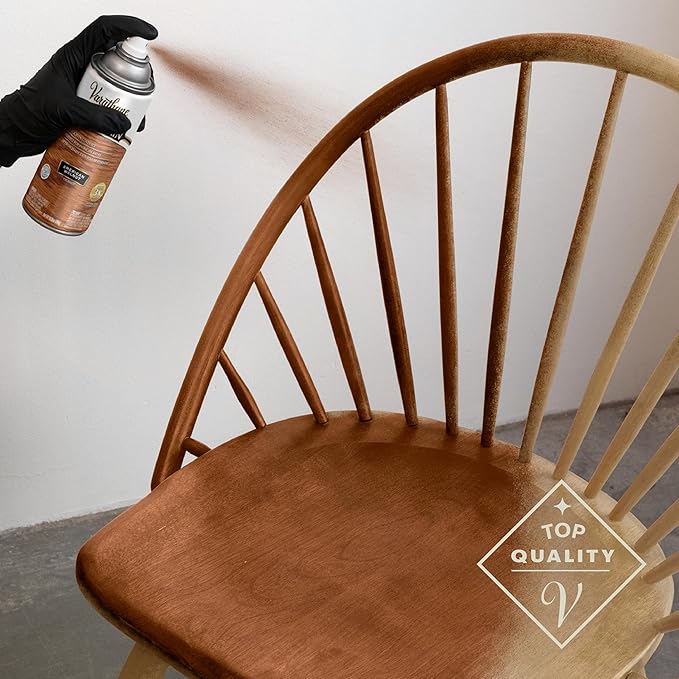 Varathane Premium Fast Dry Wood Stain Spray | 1 Hour Dry Time | 1 Coat Color | Interior Wood Stain | Furniture, Cabinets, Doors, Trim | 10.25 oz | 6 Pack | American Walnut