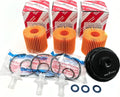 OEM GENUINE 04152-YZZA1 OIL FILTERS x 3 with APSG CRUSH WASHERS and FILTER CAP WRENCH | 2.5L 2.7L 3.5L Engine | Compatible with ES350, GS350 RX350, Camry, RAV4, Highlander, Sienna, Tundra, Tacoma +