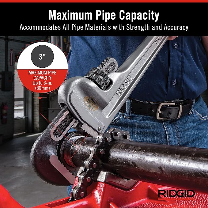 RIDGID 29963 Model 35S 1/4" to 1-3/8" Stainless Steel Tubing Cutter with X-CEL Knob, Silver