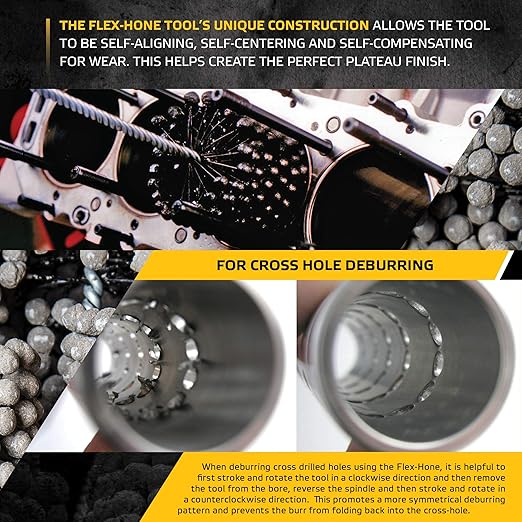 Brush Research GBD31432 Flex-Hone®, 3-1/4" (83mm) Diameter, 320 Grit, Silicon Carbide, for Mild Steel, Stainless Steel Cast Iron and Softer Ferrous Materials