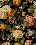 Fvlow Vintage Peony Floral Peel and Stick Wallpaper 17.4" x 788" | Renter Friendly, Removable & Waterproof, Vinyl Easy Install for Bedrooms, Bathrooms, Kitchens, Cabinets and Home Decor