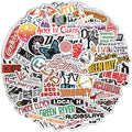 100Pcs Grunge Stickers, 90's Grunge Music, Rock Stickers, Rock Band Decals, Music Gifts for Men and Women
