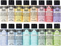 FolkArt Multi Surface Acrylic Paint Set Pastel Colors, Count, 2 Fl Oz (Pack of 16)