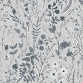 JiffDiff Floral Peel and Stick Wallpaper - Black and White Wall Paper 473" x 17.3" Farm Floral Wildwood Wallpaper Daisy Self Stick Contact Paper Negative Film