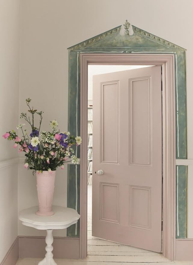 Annie Sloan Satin Paint (Pointe Silk, 25 Fl Oz /750 mL). Soft sheen for interior wood and metal. Self-leveling, all-in-one paint with no wax or lacquer required.