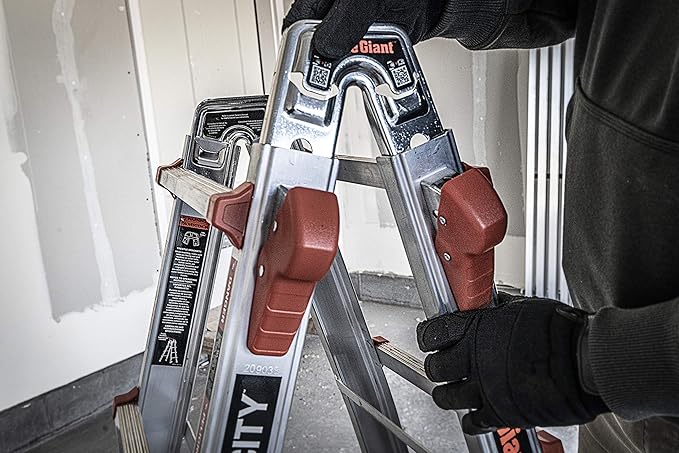 Little Giant Ladders, Trestle Brackets, Ladder Accessory, Aluminum, Fits Most Multi-Position Models, (26999)