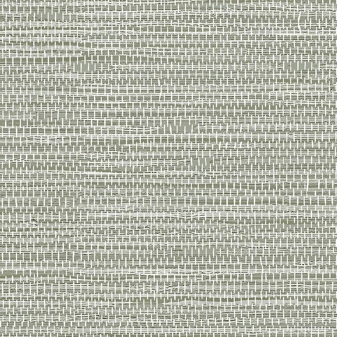 JiffDiff Grasscloth Wallpaper Peel and Stick Cream Grassweave Stick on Wallpaper Textured Self Adhesive Contact Paper 17.3"x118"