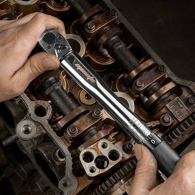 EPAuto 1/4-Inch Drive Click Torque Wrench, 20-200 In.-lb./ 2.26~22.6 Nm | 1/4-Inch (20-200 in.-lb. / 2.26 ~ 22.6 Nm)