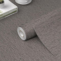 WADILE Grasscloth Peel and Stick Wallpaper 15.7in x 78.7in, Textured Contact Paper for Cabinets, Faux Linen Wall Paper Pull and Stick, Fabric Vinyl Wallpaper Self Adhesive Brown Gray | Textured contact paper, Faux linen, Vinyl material, Cabinets, Self ...