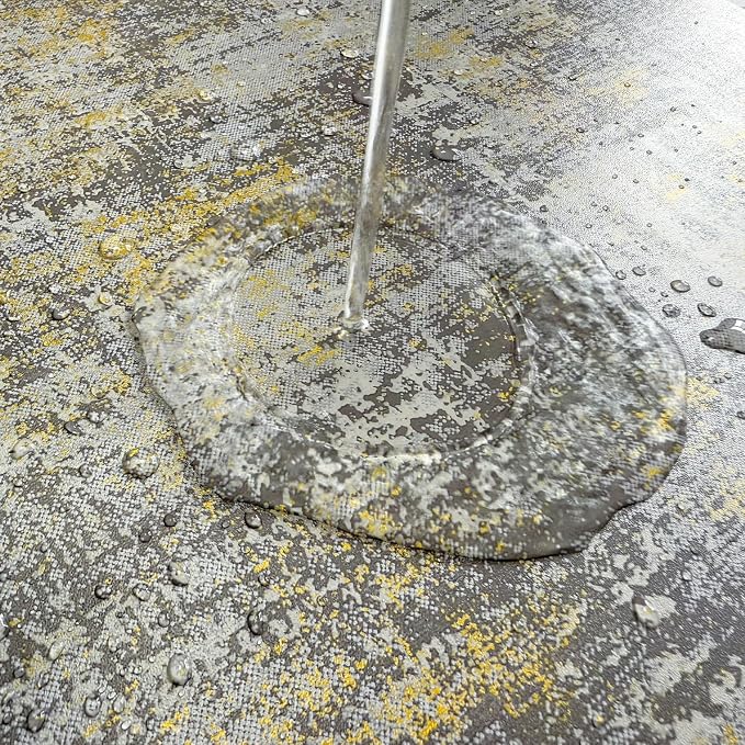 JiffDiff Vintage Metallic Peel and Stick Wallpaper Self Adhesive Industrial Metallic Concrete Wall Paper Modern Stick on Wallpaper Contact Paper (17.3" x 120" Light Gray)