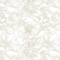 118"x17.3" Peel and Stick Wallpaper Floral Beige Neutral White Boho Contact Paper Modern Wallpaper Removable Self Adhesive Wall Paper Bedroom Bathroom Kitchen Thicken Waterproof Vinyl Roll