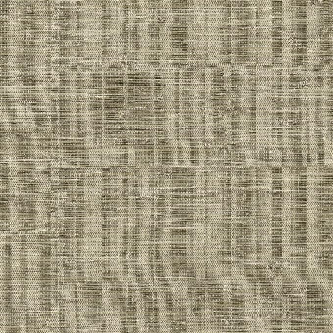 NuWallpaper Neutral Grasscloth Peel and Stick Wallpaper, Textured Removable Wallpaper, Renter-Friendly, 20.5 in x 18 ft