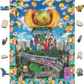 FIFA World Cup 2026 City Puzzle Atlanta Poster - Wooden Puzzle for Adult, 200 Pieces Irregular Shape Puzzle, 5MM Thick, Creative Collectible Gift for Fans, Officially Licensed Product, 9.3x11.8''