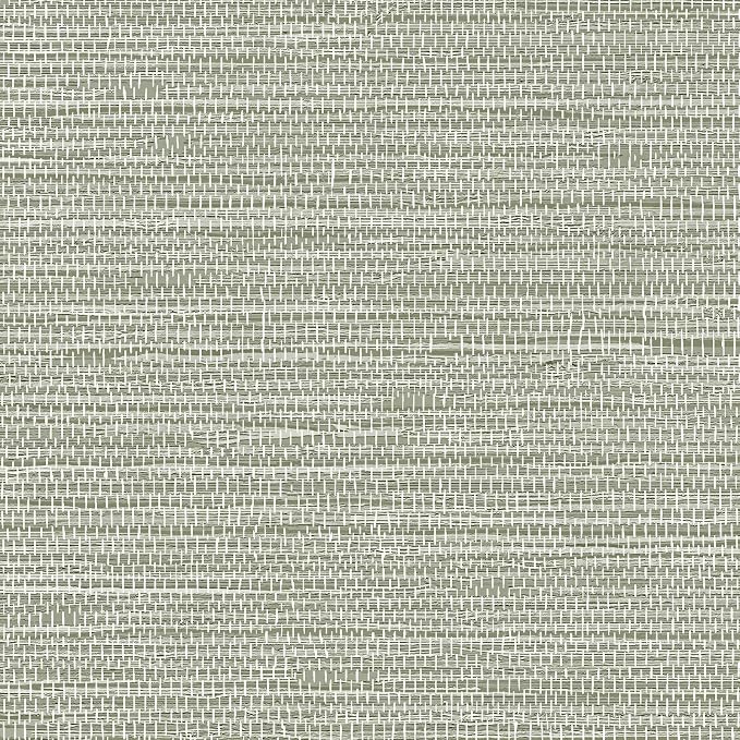Simon&Siff Textured Grasscloth Peel and Stick Wallpaper 17.7"x197" Neutral Faux Grassweave Wallpaper Waterproof Self Adhesive Removable Wallpaper Mural for Home Decor Bedroom Kitchen Cabinet