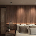 Large Walnut Wood Contact Paper Peel and Stick Wood Wallpaper Removable Self-Adhesive Wooden Grain Vinyl Wrap for Bedroom Kitchen Cabinet Countertop Furniture Decor 48x354 inch Matte Thicken