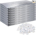 Gerrii 16 Pcs Garage Door Insulation Kit Double Bubble Insulation Panels Reflective Film Aluminum Radiant Barrier Thermal Shield with Adhesive Tape for Garage Greenhouse Attics Walls (24 x 54 Inch)