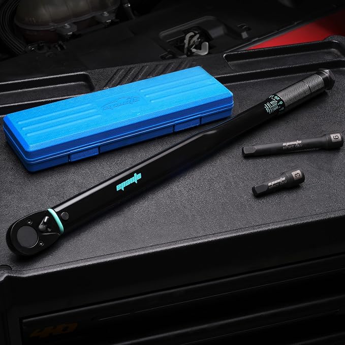 EPAuto 1/2-Inch Drive Click Torque Wrench, 25-250 ft-lb/33.9-338.9 Nm, Black | 1/2-Inch Drive Click Torque Wrench, 25-250 ft-lb/33.9-338.9
