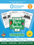 The Parts of Speech Workbook, Grade 2 - Paperback