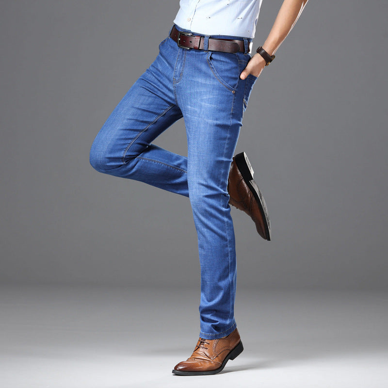 Straight Stretch Slimming Men's Clothing