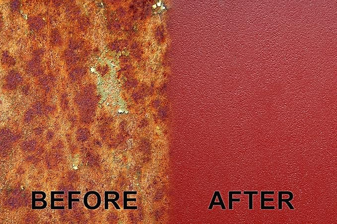 and Rust Remover, Professional Strength For All Metals Including Stainless Steel, Steel, Cast-Iron, 8 OZ