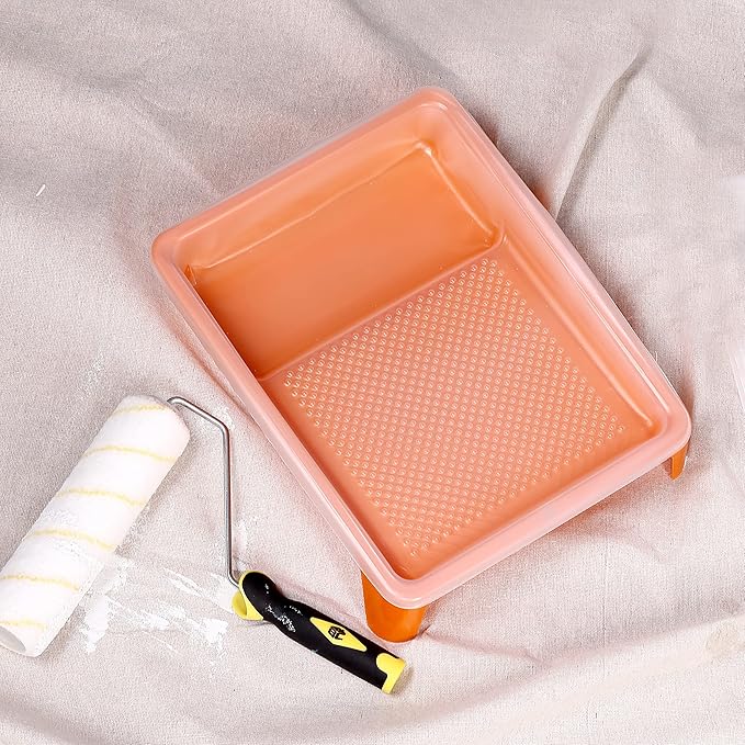 Bates- Paint Tray Liner, 9 Inch, 20 Pack, Paint Pans Trays, Plastic Paint Tray, Disposable Paint Tray, Paint Roller Tray, Paint Trays for Painting Walls, Roller Tray Liners, Paint Pan Liners