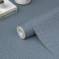 WADILE Grasscloth Peel and Stick Wallpaper 15.7in x 787.4in, Textured Contact Paper for Cabinets, Faux Linen Wall Paper Pull and Stick, Fabric Vinyl Wallpaper Self Adhesive Navy Blue | Textured contact paper, Faux linen, Vinyl material, Cabinets, Self ...