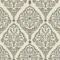 Vintage Khaki Floral Botanical Symmetrical Wallpaper 17.5" x 393" | Self Adhesive/Removable/Waterproof/Thick Vinyl Contact Paper for Bathroom Bedroom Shelf Cabinet Drawer,Prepasted,Easy Peel