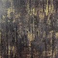 JiffDiff Vintage Metallic Peel and Stick Wallpaper Self Adhesive Industrial Metallic Concrete Wall Paper Modern Stick on Wallpaper Contact Paper(17.3" x 120" Black Gold)