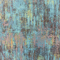 JiffDiff Vintage Metallic Peel and Stick Wallpaper Self Adhesive Industrial Metallic Concrete Wall Paper Modern Stick on Wallpaper(17.3" x 120" Blue Gold)