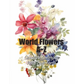 World Flowers A Z: Creative Coloring with Fun-Facts - Paperback