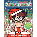 Where's Waldo? Santa Spectacular: (A Christmas-Themed Hidden Object Search-And-Find Puzzle & Sticker Book with Games & Hundreds of Stickers - A Perfec - Paperback