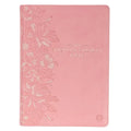 The Spiritual Growth Bible, Study Bible, NLT - New Living Translation Holy Bible, Faux Leather, Pink - Leather