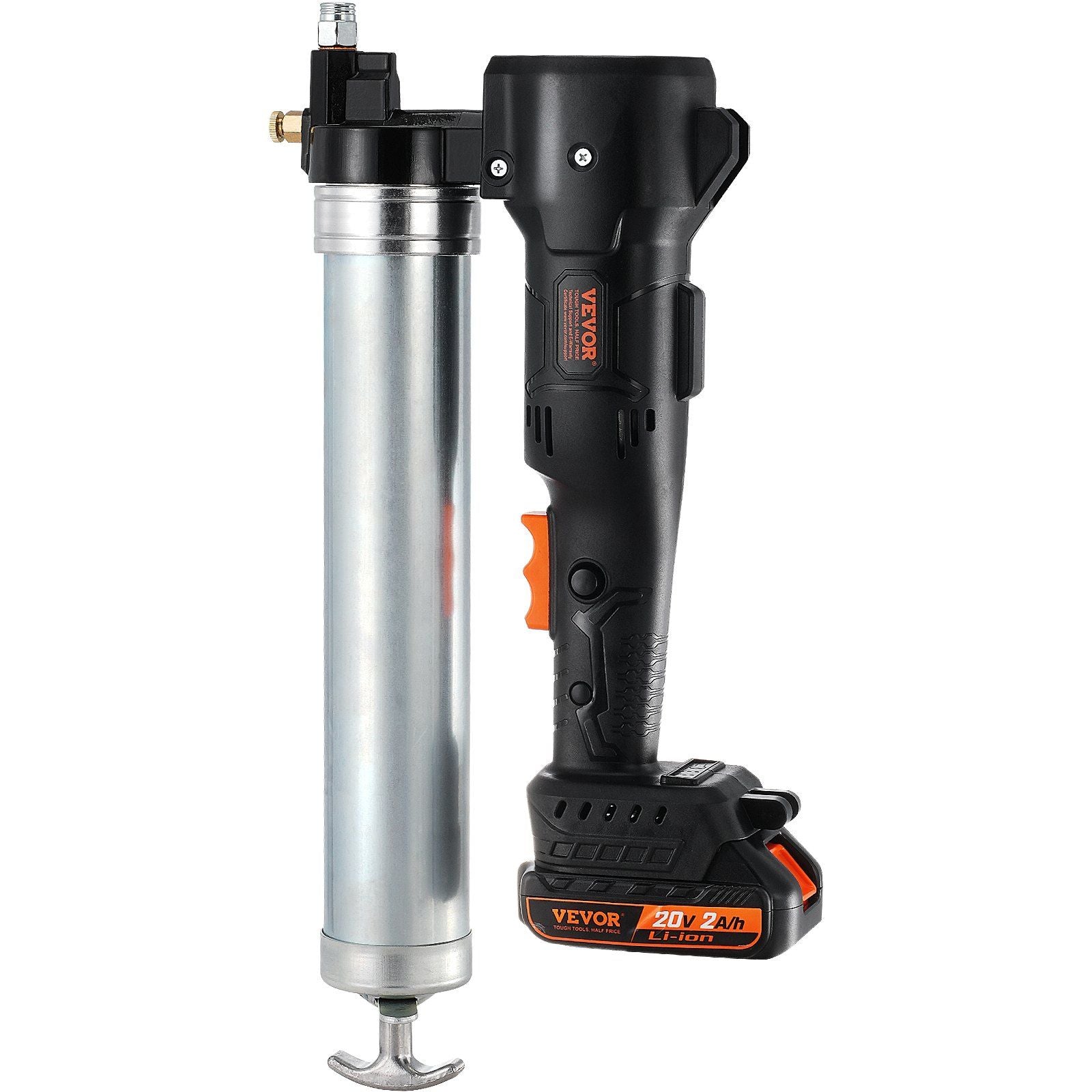 Cordless Grease Gun, 20-Volt, 10,000 PSI, 39" Long Hose, Electric Grease Gun Kit Professional High Pressure Battery Powered Grease Gun with Carrying Case, Battery and Charger Included, Black